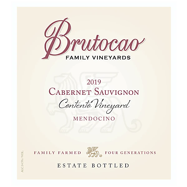 Brutocao 2019 Contento Vineyard Cabernet Sauvignon