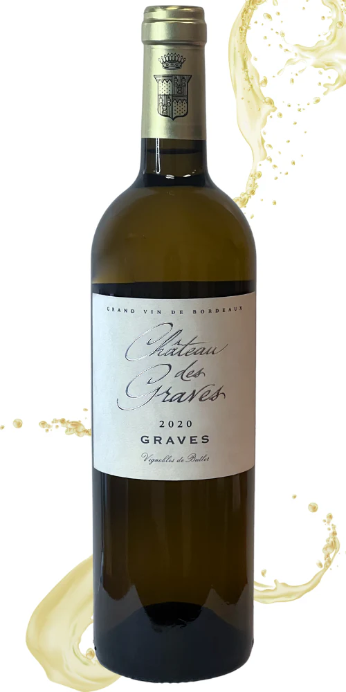 Chateau Des Graves 2020 Grand Vin de Bordeaux Graves Blanc