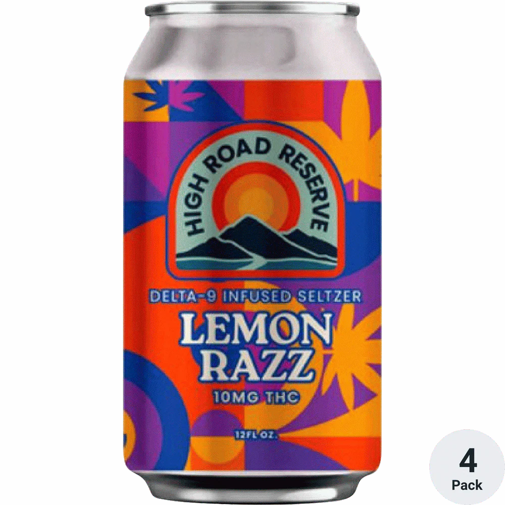 High Road 10mg Lemon Razz Seltzer
