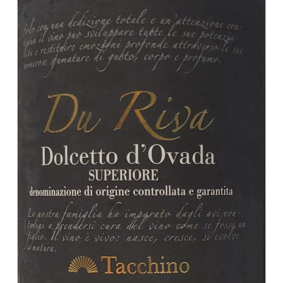 Tacchino 2016 "Du Riva" Dolcetto d'Ovada Superiore